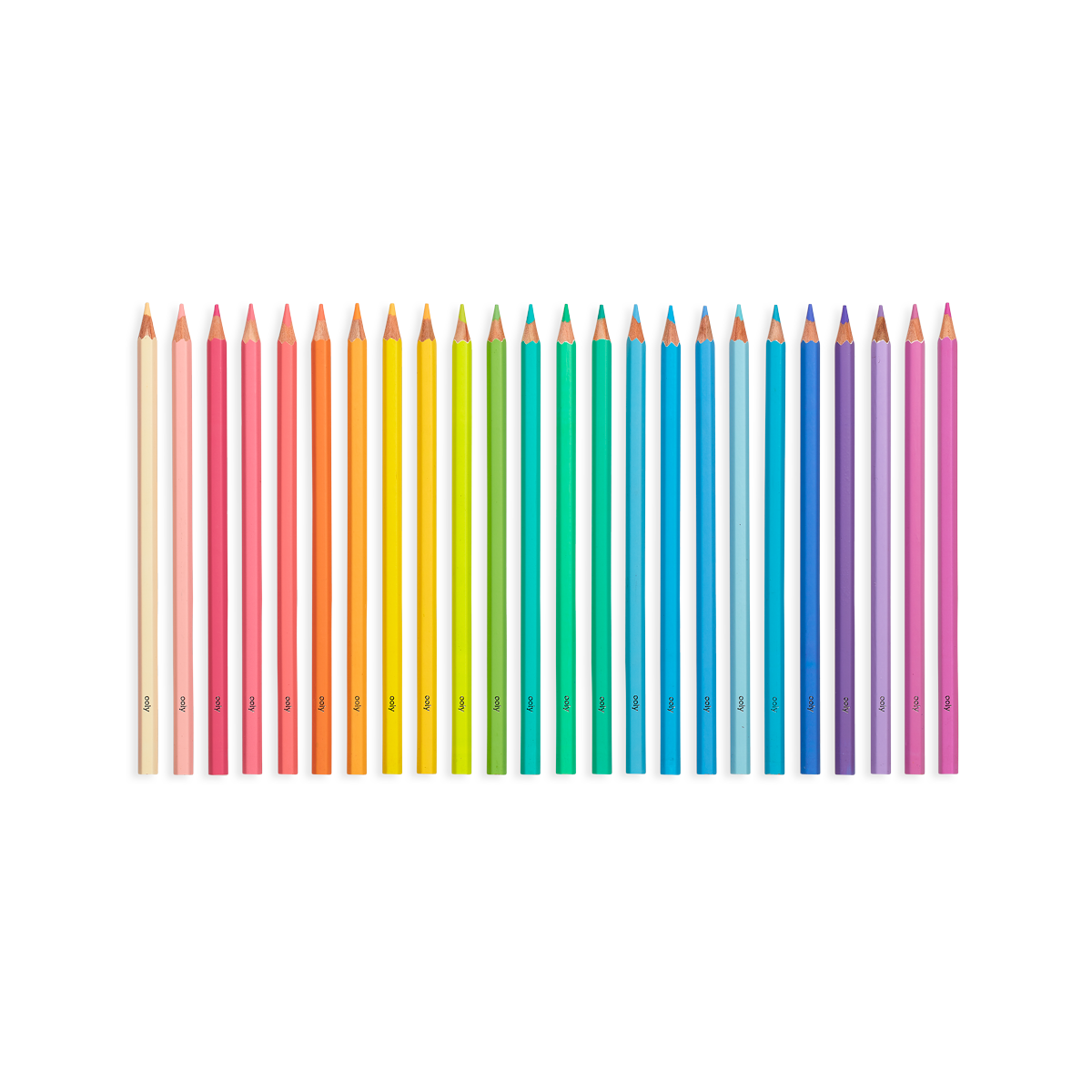 Pastel Hues Colored Pencils - Set of 24