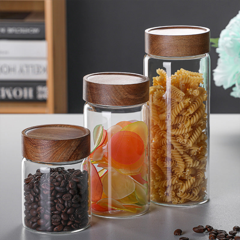 Set Of Three Glass Air Tight Borosilicate Jars by Izhar Studio- CA