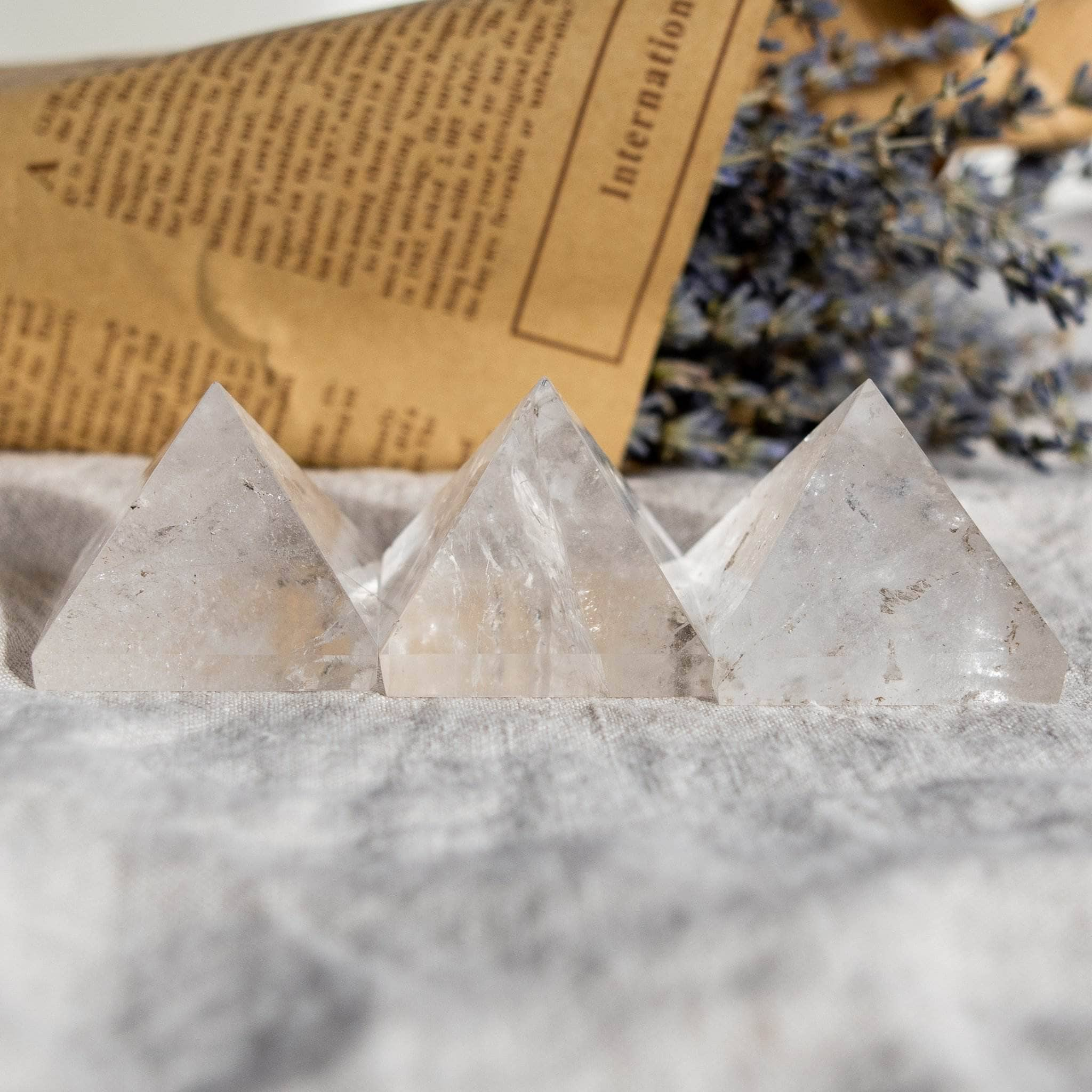 Crystal Quartz Pyramid