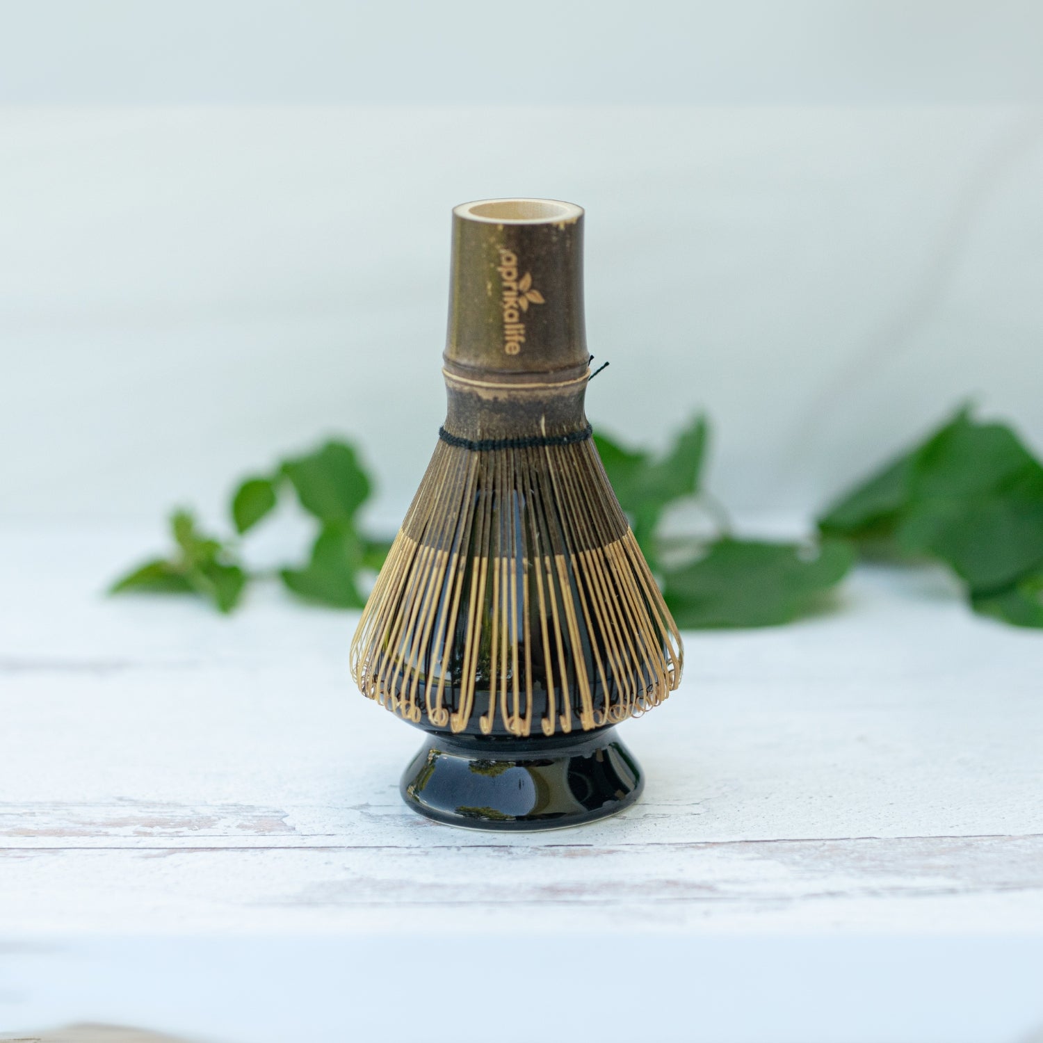 Dark Matcha Bamboo Whisk by Aprika Life