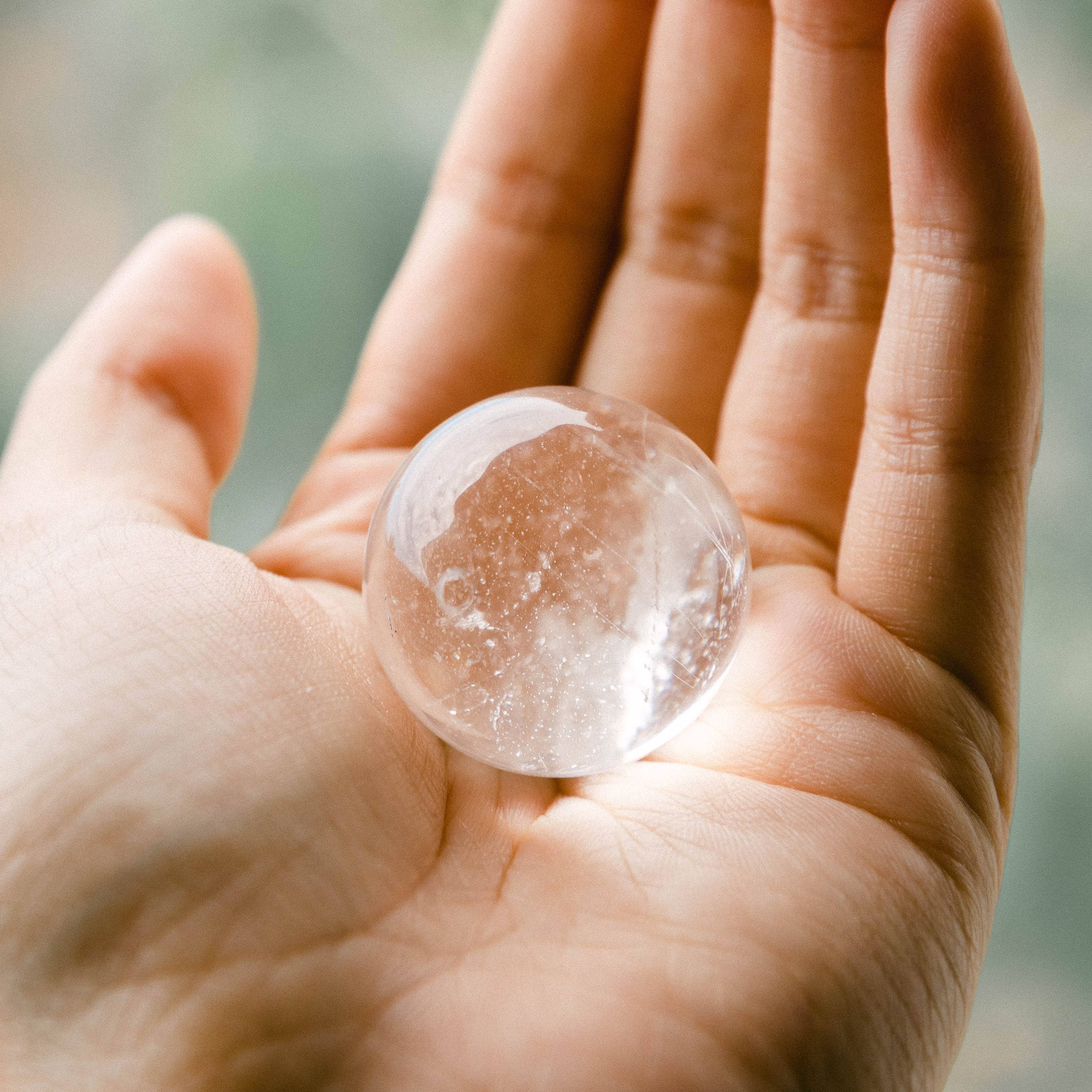 Clear Quartz Sphere with Tripod