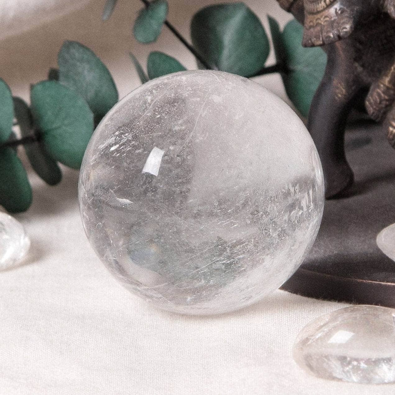 Clear Quartz Sphere with Tripod