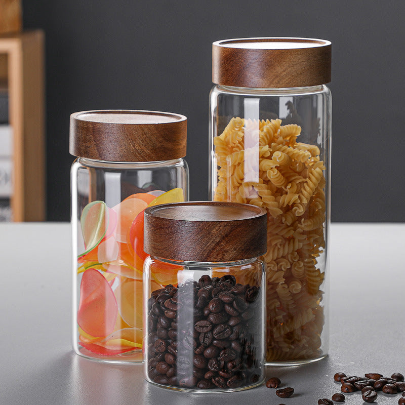 Set Of Three Glass Air Tight Borosilicate Jars by Izhar Studio- CA