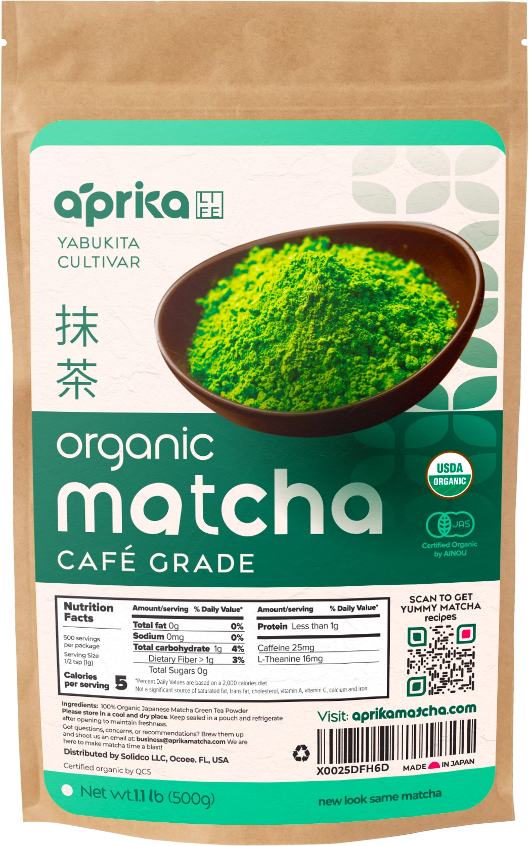 Organic Japanese Matcha Green Tea Powder