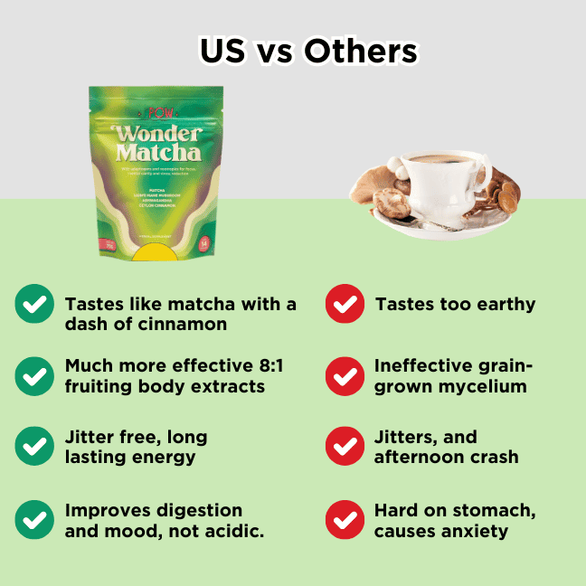 Wonder Trio: Matcha, Turmeric, MCT Focus Creamer (Save 20%) by Pow